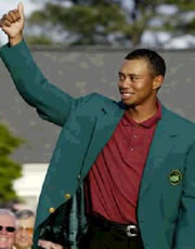 {The best golf shot I have ever seen, Tiger, Day 4, Hole 16, 2005 Master's}